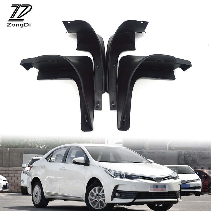 Toyota Corolla Altis E140  ZD ڵ Mudflaps  2007 2008 2009 2010 2011 2012 2013 ׼ Front Rear Mudguards fenders